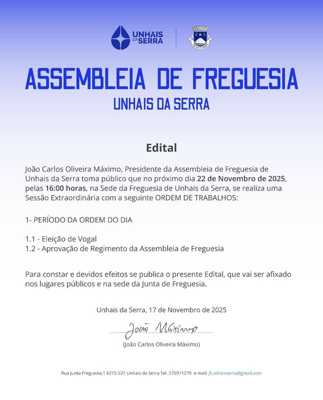 Assembleia de Freguesia 